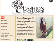 Tablet Screenshot of fashionexchangeal.com